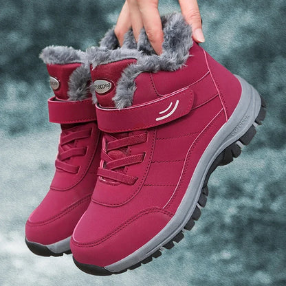 Women's Waterproof Snow Boots | Platform Ankle Boots | Plush Lined Winter Shoes | Steven & Levon