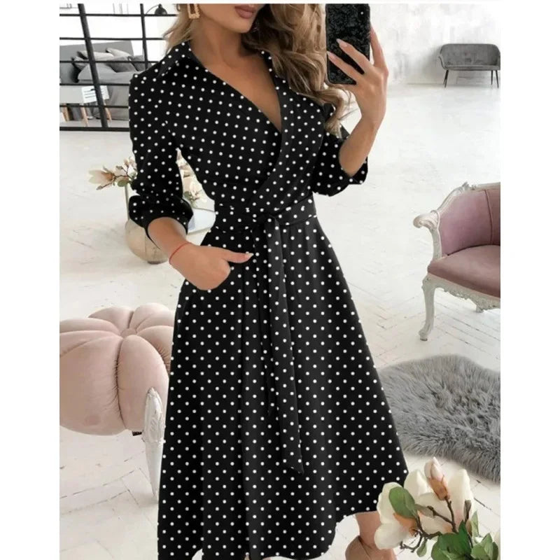 Women's Belted Blazer Dress | Collared Wrap Dress | Steven & Levon