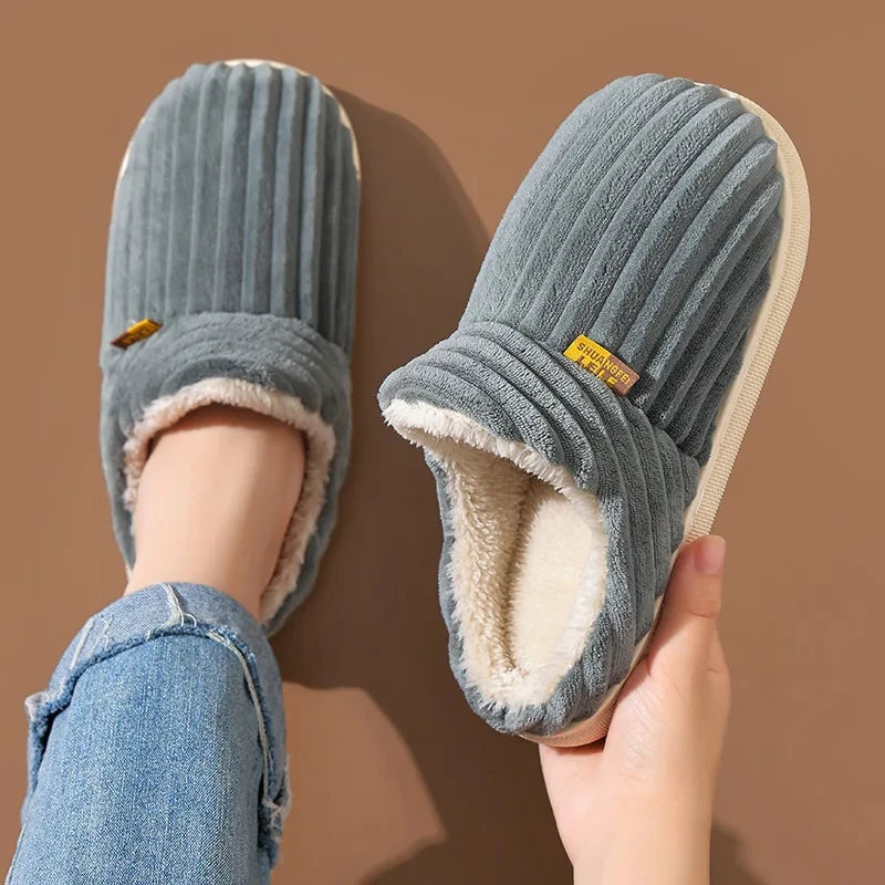 Men's Faux Fur Slipper Boots | Plush Lining | Non Slip Rubber Sole | Indoor Shoes | Steven & Levon