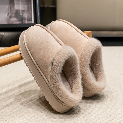 Men's Fluffy Slippers | Fur Lining | Thick Anti Slip EVA Sole | Indoor Shoes | Steven & Levon