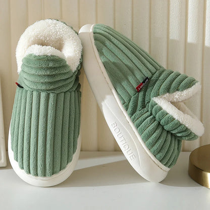 Men's Faux Fur Slipper Boots | Plush Lining | Non Slip Rubber Sole | Indoor Shoes | Steven & Levon