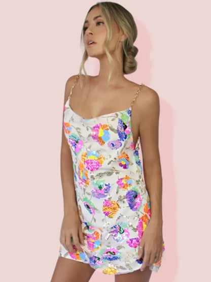 Backless Party Mini Dress | Women | Bodycon Clubwear | Open Back Evening Dress | Mini Length | Steven & Levon