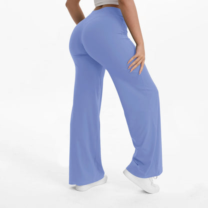Women's Mid Waist Yoga Leggings | Full Length Stretch Fit | Elastic Waistband | Steven & Levon