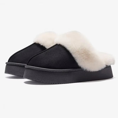 Women's Flannel Snow Boots | Platform Ankle Boots | Plush Lined Slip On Winter Shoes | Steven & Levon