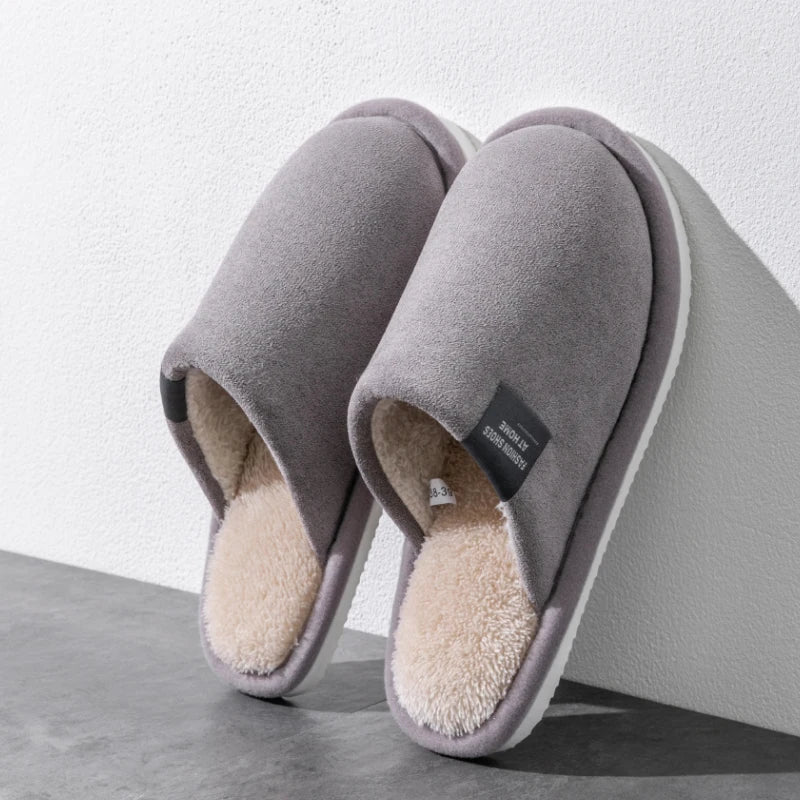 Men's Faux Suede Slippers | Plush Insole | EVA Non Slip Sole | Indoor Bedroom Shoes | Steven & Levon