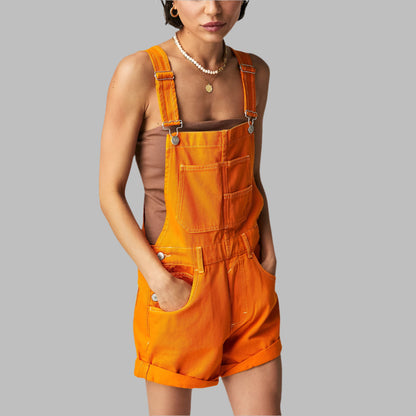 Sleeveless Denim Jumpsuit | Women | Denim | Sleeveless Relaxed Fit One-Piece | Casual Everyday Wear | Steven & Levon