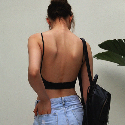 Low Back Lace Bra | Women's Seamless Wireless Bra | Backless Design | Everyday Comfort | Steven & Levon