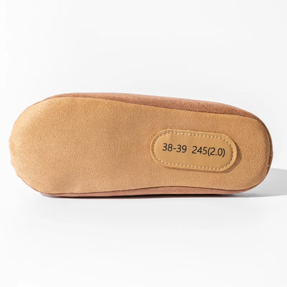 Men's Faux Suede Slippers | Cotton Lining | Soft Fabric Sole | Indoor Shoes | Steven & Levon