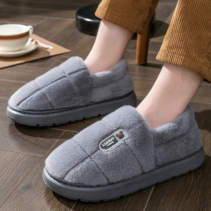 Men's Cotton Slippers | Plush Insole | Non Slip EVA Sole | Wrap Heel | Steven & Levon