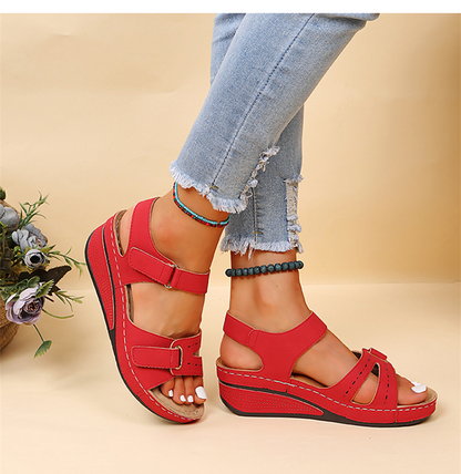 Women's Walking Wedge Sandals | Walking Sandals | Arch Support Comfort Sole | Steven & Levon