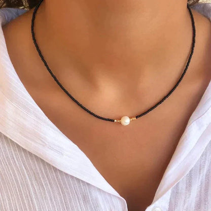 Freshwater Pearl Necklace | Women | Handcrafted Jewellery | Natural Healing Gemstone | Elegant Gift | Steven & Levon