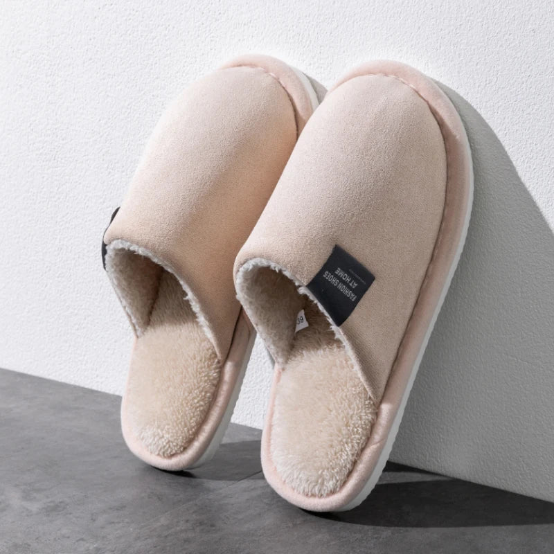 Men's Faux Suede Slippers | Plush Insole | EVA Non Slip Sole | Indoor Bedroom Shoes | Steven & Levon