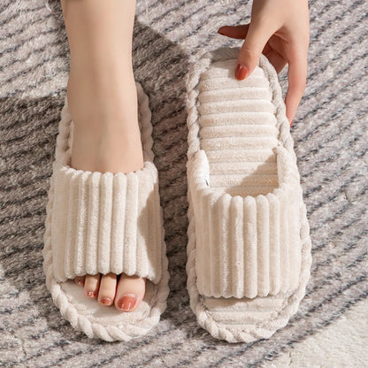 Men's Open Toe Slippers | Plush Insole | Anti Slip EVA Sole Indoor Home Shoes | Steven & Levon