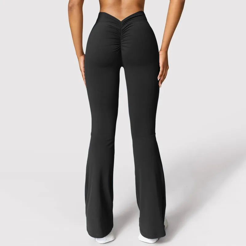 Women's High Waisted Gym Leggings | Push Up Lift Fit | Ankle Length Stretchy Design | Steven & Levon