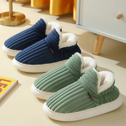 Men's Faux Fur Slipper Boots | Plush Lining | Non Slip Rubber Sole | Indoor Shoes | Steven & Levon