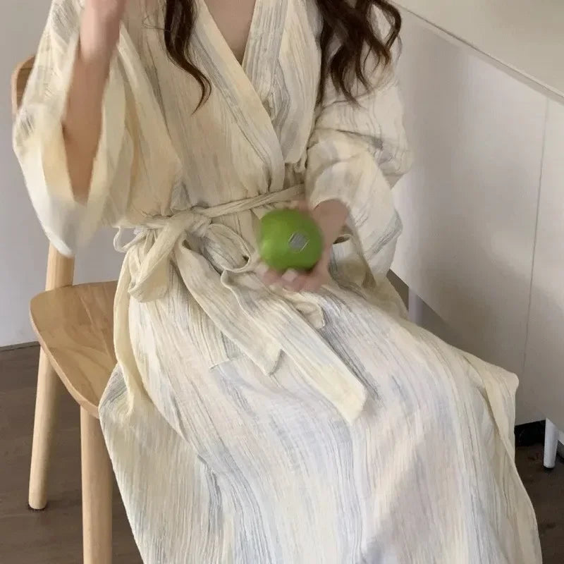 Hana | Women's Summer Kimono Bathrobe | Lightweight | Steven & Levon