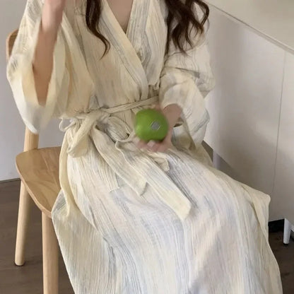 Hana | Women's Summer Kimono Bathrobe | Lightweight | Steven & Levon