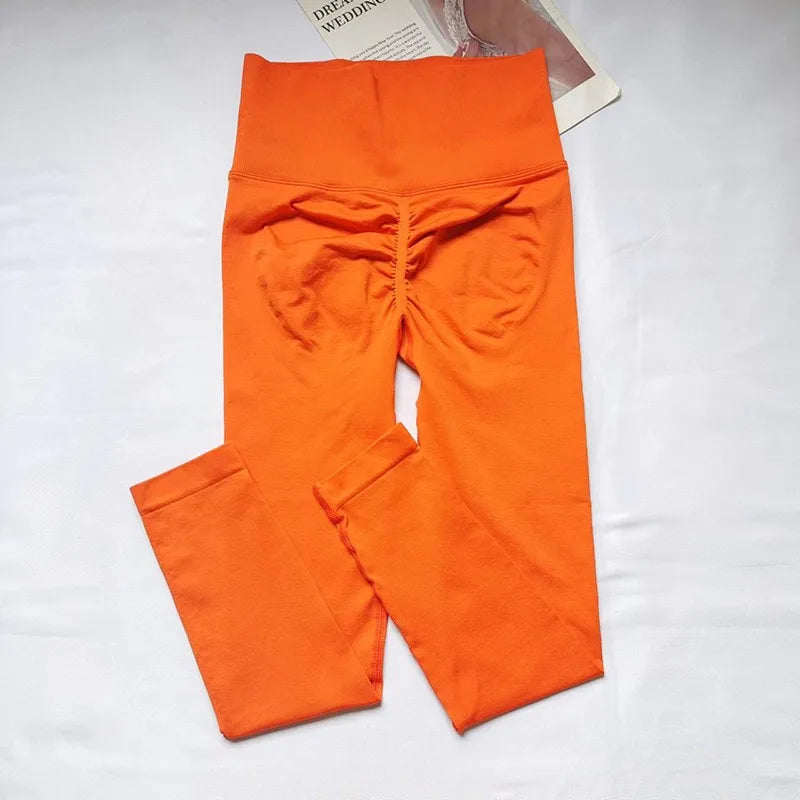 Women's High Waisted Yoga Leggings | Quick Dry Seamless Knit | Peach Bum Lift Shape | Steven & Levon