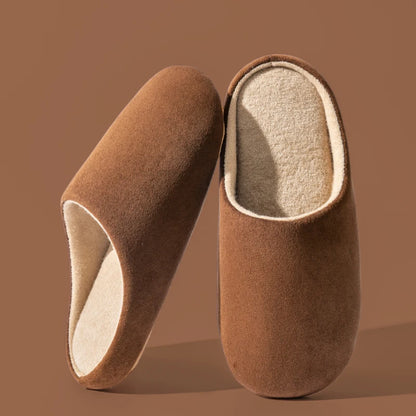 Men's Faux Suede Slippers | Cotton Lining | Soft Fabric Sole | Indoor Shoes | Steven & Levon