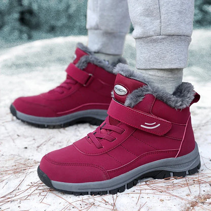 Women's Waterproof Snow Boots | Platform Ankle Boots | Plush Lined Winter Shoes | Steven & Levon