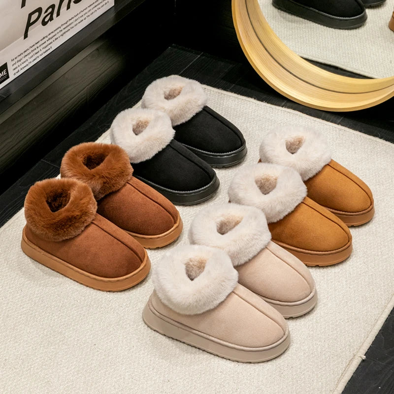 Men's Slip-On Slippers | High Top | Thick EVA Sole Winter House Shoes | Steven & Levon