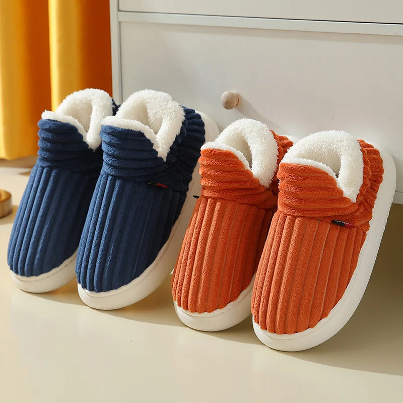 Men's Faux Fur Slipper Boots | Plush Lining | Non Slip Rubber Sole | Indoor Shoes | Steven & Levon