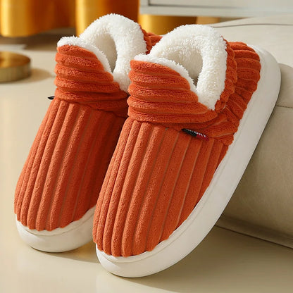 Men's Faux Fur Slipper Boots | Plush Lining | Non Slip Rubber Sole | Indoor Shoes | Steven & Levon
