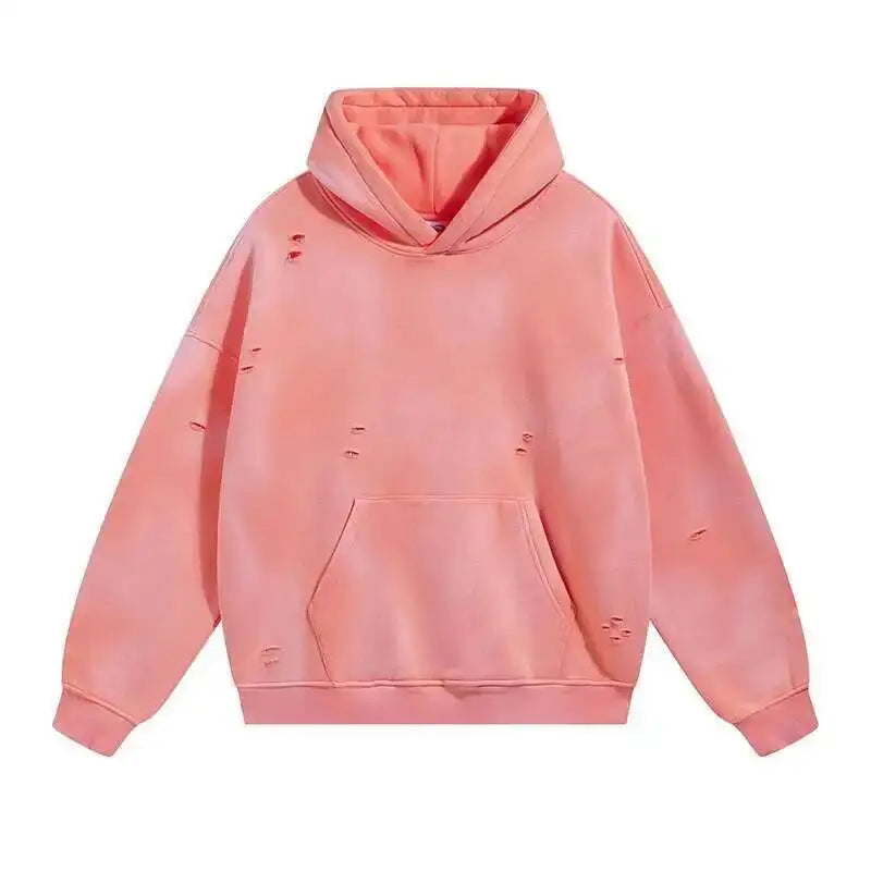 Washed Hoodie and Sweatpants | Elastic Waist Pocket Two Piece Set | Steven & Levon