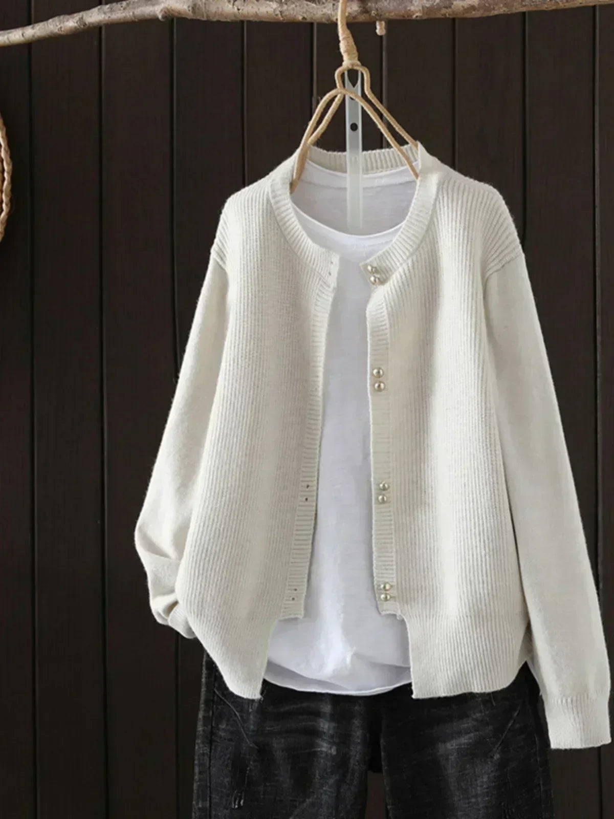 Everyday Knit Cardigan | Women | Button Front | Soft Knit | Comfortable Casual Layering | Steven & Levon