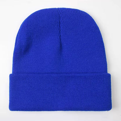 Unisex Beanie | Warm Wool Blend Cuffed Knitted Hat for Autumn Winter Outdoor Wear | Steven & Levon