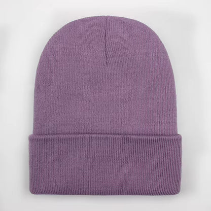 Unisex Beanie | Warm Wool Blend Cuffed Knitted Hat for Autumn Winter Outdoor Wear | Steven & Levon