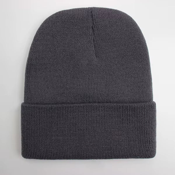 Unisex Beanie | Warm Wool Blend Cuffed Knitted Hat for Autumn Winter Outdoor Wear | Steven & Levon
