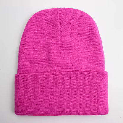 Unisex Beanie | Warm Wool Blend Cuffed Knitted Hat for Autumn Winter Outdoor Wear | Steven & Levon