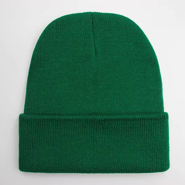 Unisex Beanie | Warm Wool Blend Cuffed Knitted Hat for Autumn Winter Outdoor Wear | Steven & Levon
