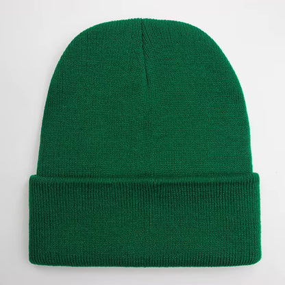 Unisex Beanie | Warm Wool Blend Cuffed Knitted Hat for Autumn Winter Outdoor Wear | Steven & Levon