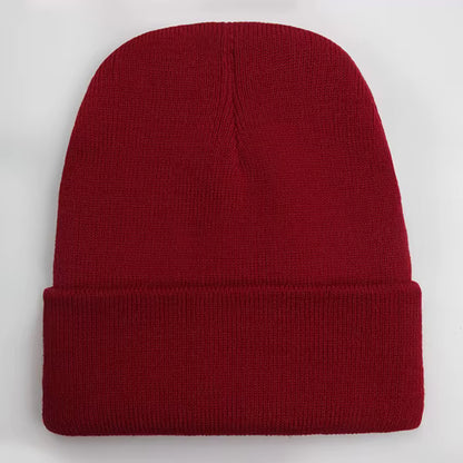 Unisex Beanie | Warm Wool Blend Cuffed Knitted Hat for Autumn Winter Outdoor Wear | Steven & Levon