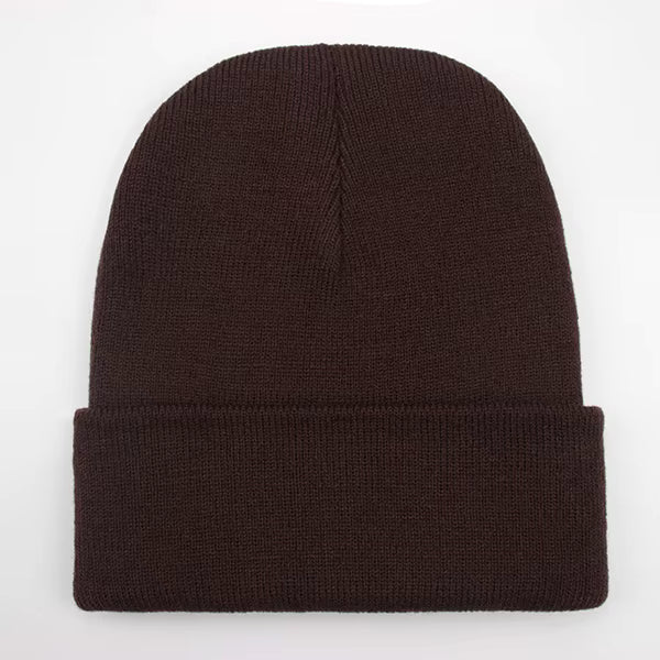 Unisex Beanie | Warm Wool Blend Cuffed Knitted Hat for Autumn Winter Outdoor Wear | Steven & Levon