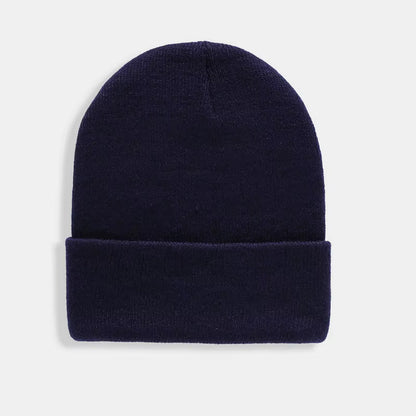 Unisex Beanie | Warm Wool Blend Cuffed Knitted Hat for Autumn Winter Outdoor Wear | Steven & Levon