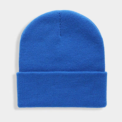 Unisex Beanie | Warm Wool Blend Cuffed Knitted Hat for Autumn Winter Outdoor Wear | Steven & Levon