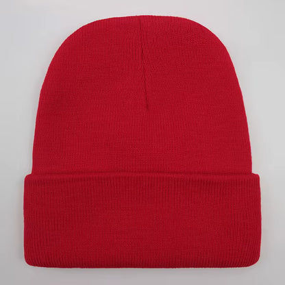 Unisex Beanie | Warm Wool Blend Cuffed Knitted Hat for Autumn Winter Outdoor Wear | Steven & Levon