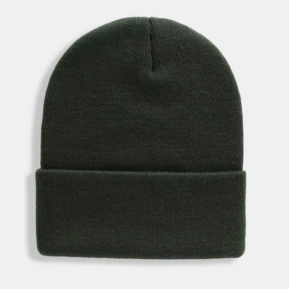 Unisex Beanie | Warm Wool Blend Cuffed Knitted Hat for Autumn Winter Outdoor Wear | Steven & Levon
