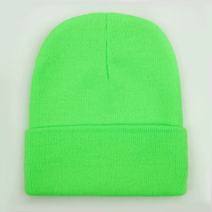 Unisex Beanie | Warm Wool Blend Cuffed Knitted Hat for Autumn Winter Outdoor Wear | Steven & Levon