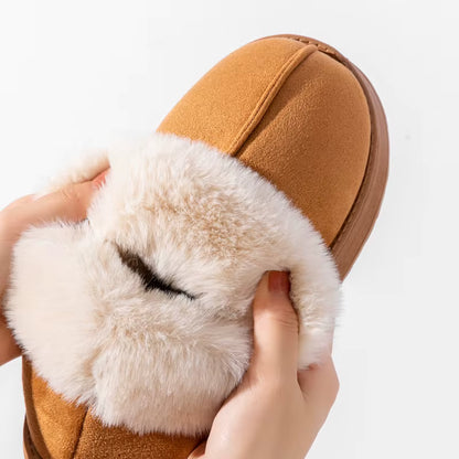 Snow Boots | Unisex | Faux Fur | Fluffy Plush | Warm Winter Indoor Slippers | Steven & Levon