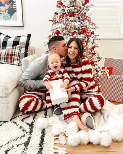 Striped Matching Sleepwear | Family Christmas Pajama Set for Adults & Kids | Steven & Levon