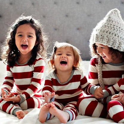 Striped Matching Sleepwear | Family Christmas Pajama Set for Adults & Kids | Steven & Levon