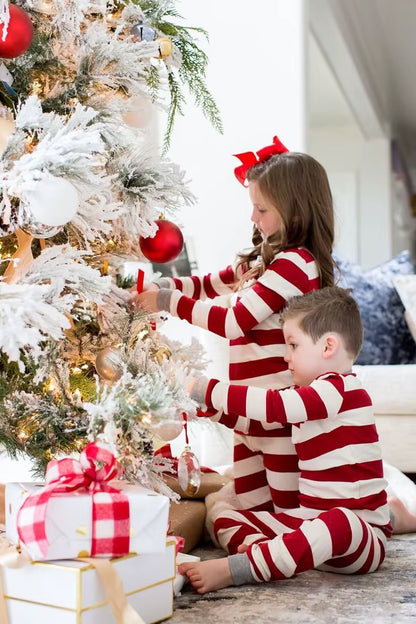 Striped Matching Sleepwear | Family Christmas Pajama Set for Adults & Kids | Steven & Levon