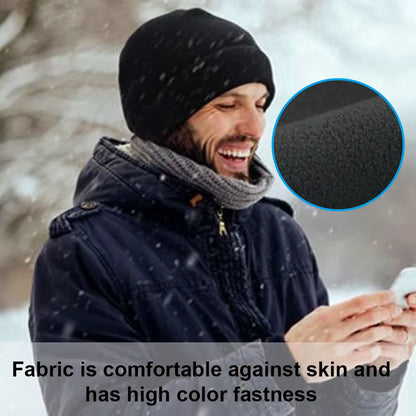 Polar Fleece Beanie | Unisex | Warm Windproof Winter Hat | Steven & Levon