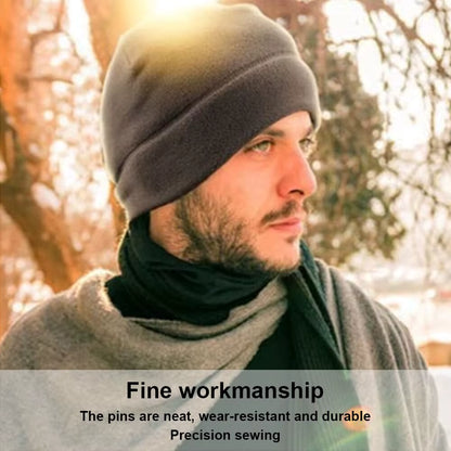 Polar Fleece Beanie | Unisex | Warm Windproof Winter Hat | Steven & Levon