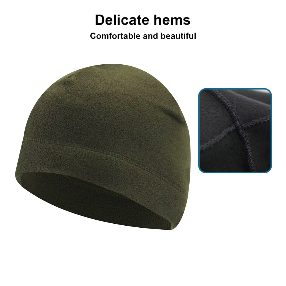Polar Fleece Beanie | Unisex | Warm Windproof Winter Hat | Steven & Levon