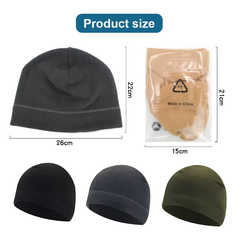 Polar Fleece Beanie | Unisex | Warm Windproof Winter Hat | Steven & Levon